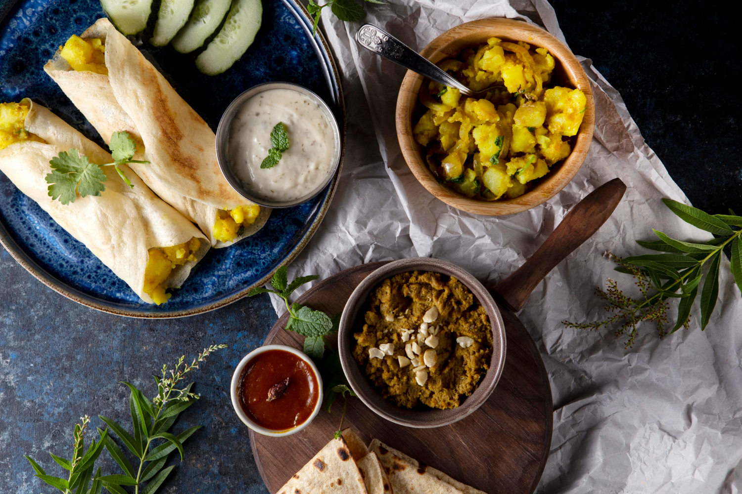 Homely Indian meals with balanced spices and authentic taste